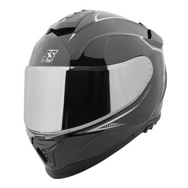 Speed & Strength SS1660 Cruise Missile Full Face Helmet Silver 2XL - Driven Powersports