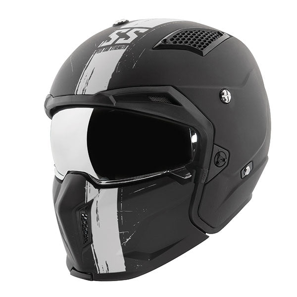 SPEED & STRENGTH SS2400 OPEN FACE HELMET White Large - Driven Powersports