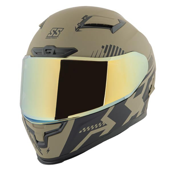 Speed & Strength SS760 Top Dead Center Full Face Helmet Matte Olive 2XL - Driven Powersports