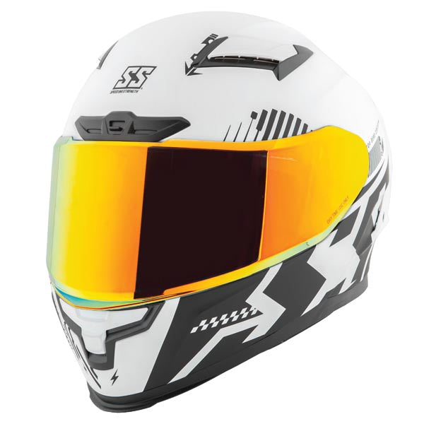 Speed & Strength SS760 Top Dead Center Full Face Helmet Matte White 2XL - Driven Powersports