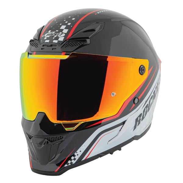 Joe Rocket RKT 240-Series Speedmaster Full Face Helmet Gloss White 2XL - Driven Powersports