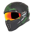 Speed & Strength SS2450 TRIAL BY FIRE STREETFIGHTER HELMET Olive/Grey 2XL - Driven Powersports