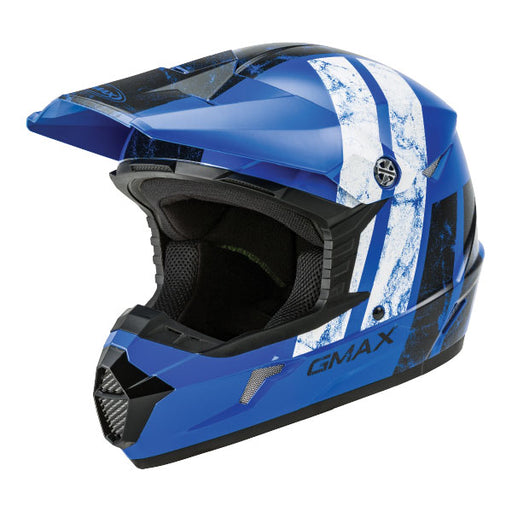GMAX YOUTH MX46 MX HELMET Blue Youth Small - Driven Powersports