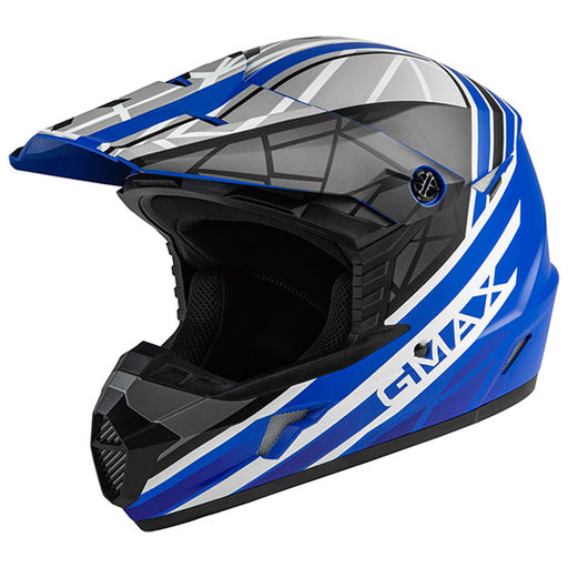 GMAX MX46Y MX YOUTH HELMET Blue Youth Small - Driven Powersports