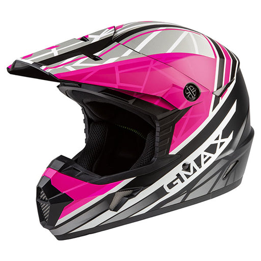 GMAX MX46Y MX YOUTH HELMET Pink Youth Small - Driven Powersports