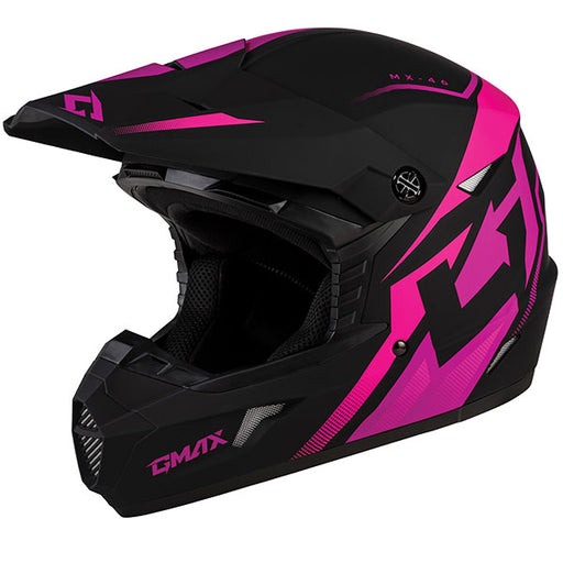 GMAX MX46Y COMPOUND MX YOUTH HELMET Pink Youth Small - Driven Powersports