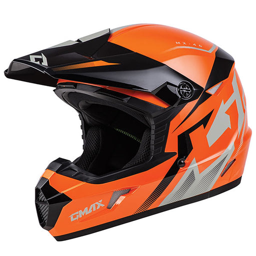 GMAX MX46Y COMPOUND MX YOUTH HELMET Orange Youth Small - Driven Powersports