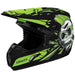 GMAX MX46Y UNSTABLE MX YOUTH HELMET Black/Green Youth Large - Driven Powersports