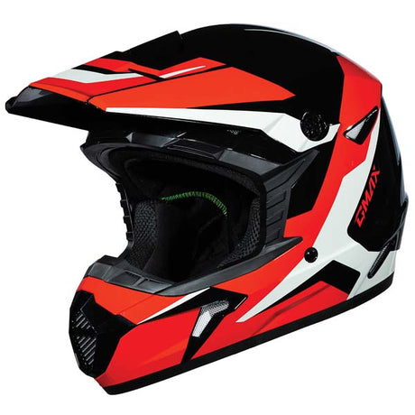 GMAX MX46Y CYCLUS MX YOUTH HELMET Black/Red Youth Large - Driven Powersports