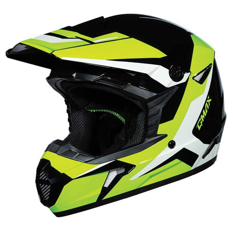GMax MX46 Cyclus MX Helmet Black/Green 2XL - Driven Powersports
