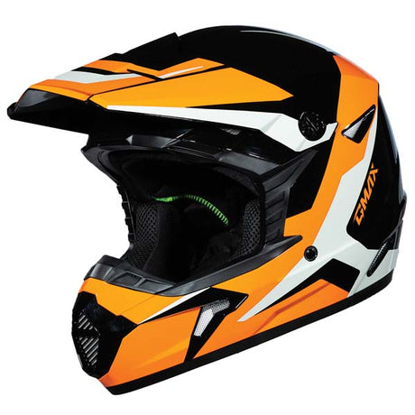 GMax MX46 Cyclus MX Helmet Black/Orange XS - Driven Powersports