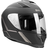 SENA STRYKER SMART HELMET FULL-FACE DOT Matte Black Front - Driven Powersports