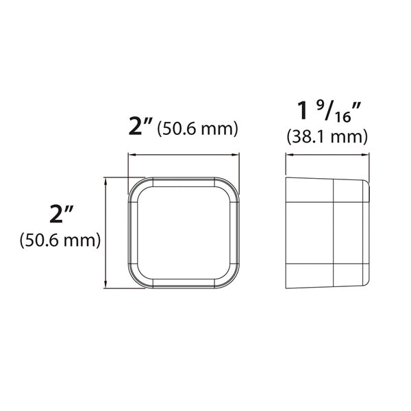 Koso North America GT-07 Taillight Red Lens