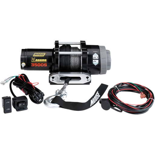 MOOSE UTILITY DIVISION MOOSE WINCH 3500LB W/SYN RP Front - Driven Powersports