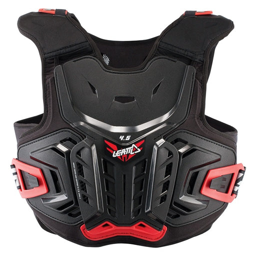 LEATT CHEST PROTEC 4.5 JR Black/Red SM-MD - Driven Powersports