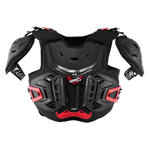 LEATT CHEST PROTEC 4.5 PRO JR Black/Red SM-MD - Driven Powersports