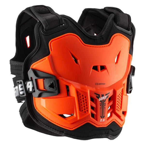 Leatt 2.5 Mini Chest Protector Orange/Black - Driven Powersports