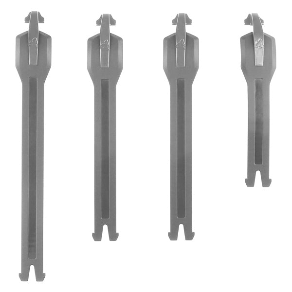 LEATT STRAP KIT 4.5/5.5 FLEXLOCK QTY4 COOL Gray - Driven Powersports