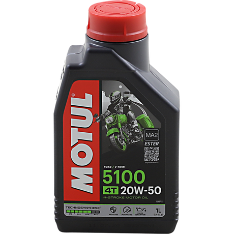 MOTUL (CS/12) 5100 4T 20W50 1L MOTUL Front - Driven Powersports