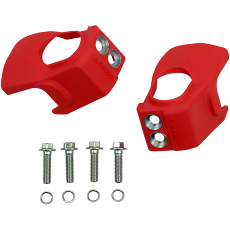 ACERBIS Fork Shoe Protectors BETA RR 2T 125-300, RR 4T 350-498, Red Front - Driven Powersports