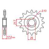 JT SPROCKETS SPROCKET FRONT 520 15T - Driven Powersports