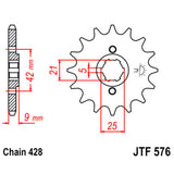 JT SPROCKETS SPROCKET FRONT 428 19T - Driven Powersports