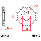 JT SPROCKETS SPROCKET FRONT 530 16T - Driven Powersports
