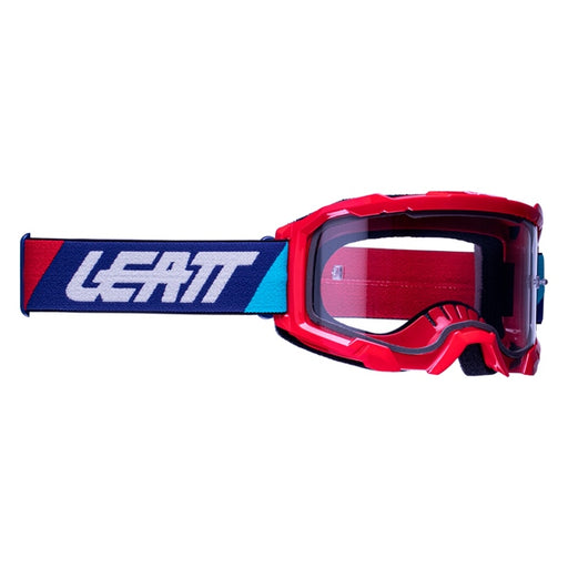 LEATT GOGG VELOCITY 4.5 Red/Clear - Driven Powersports