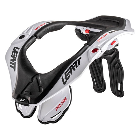 Leatt 5.5 Neck Brace White SM-MD - Driven Powersports