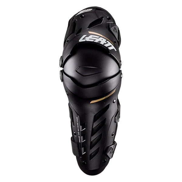 Leatt Dual Axis Knee & Shin Guard Black SM-MD - Driven Powersports