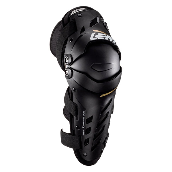 Leatt Dual Axis Knee & Shin Guard Black SM-MD - Driven Powersports