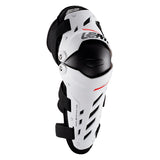 Leatt Dual Axis Knee & Shin Guard White LG-XL - Driven Powersports