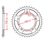JT SPROCKETS SPROCKET REAR 520 41T - Driven Powersports