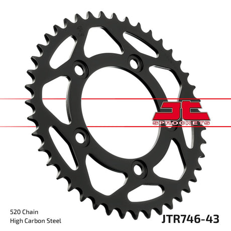 JT SPROCKETS SPROCKET REAR 520 39T - Driven Powersports