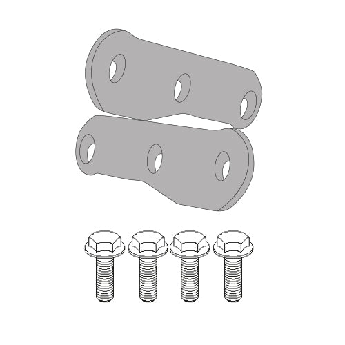 GIVI 4114KIT Adapter Kit for SR/PL/PLX4114, fits Kawasaki KLE650 Versys