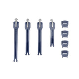 Leatt 4.5/5.5 Flexlock Strap Kit Blue (dark) - Driven Powersports