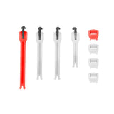 Leatt 4.5/5.5 Flexlock Strap Kit Gray/Red - Driven Powersports