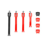Leatt 4.5/5.5 Flexlock Strap Kit Red/Black - Driven Powersports