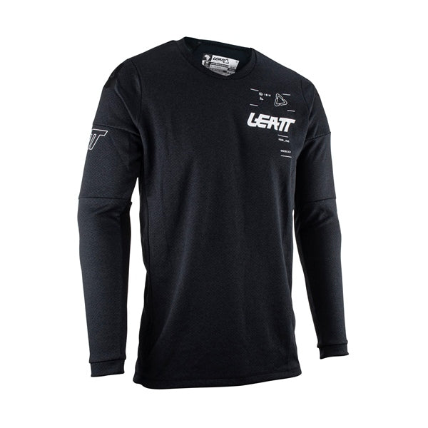 Leatt 4.5 Windblock Jersey Black XL - Driven Powersports