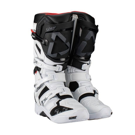 Leatt 5.5 Flexlock Boots White 7 - Driven Powersports