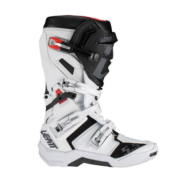 Leatt 5.5 Flexlock Boots White 7 - Driven Powersports