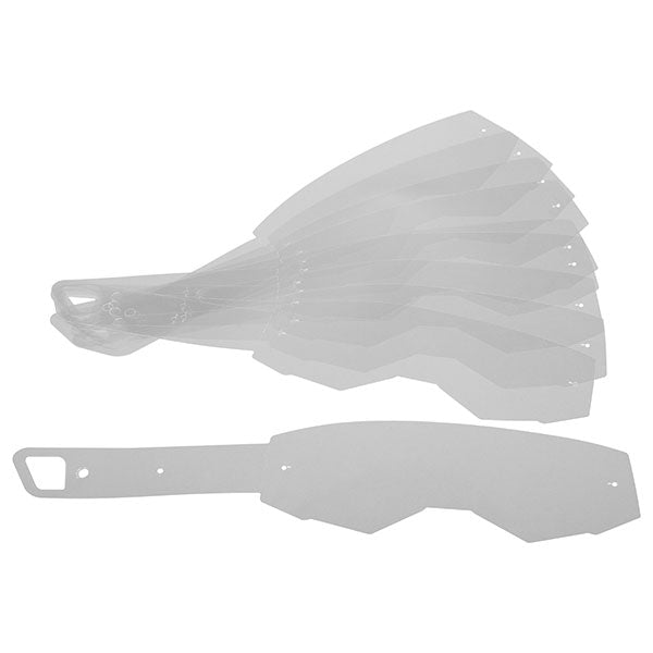 Fly Racing YOUTH FOCUS GOGGLES TEAROFFS 10PK (37-5479) - Driven Powersports