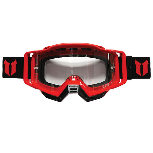 ELEVEN MK1 GOGGLES Red/Black Clear - Driven Powersports