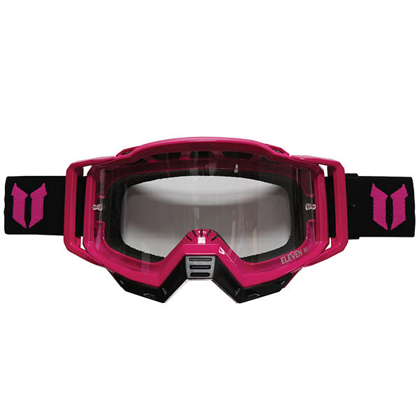 ELEVEN MK1 GOGGLES Pink/Black Clear - Driven Powersports