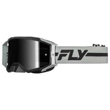 Fly Racing Zone Pro Swirl Goggles Black Mirror/Smoke Grey/Black - Driven Powersports