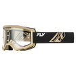 Fly Racing Focus Goggles Clear Black/Khaki - Driven Powersports