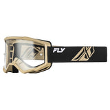 Fly Racing Focus Goggles Clear Black/Khaki - Driven Powersports