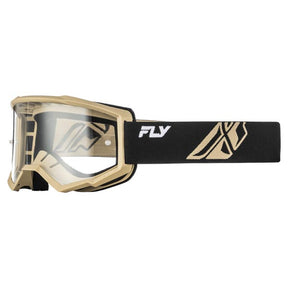 Fly Racing Focus Goggles Clear Black/Khaki - Driven Powersports