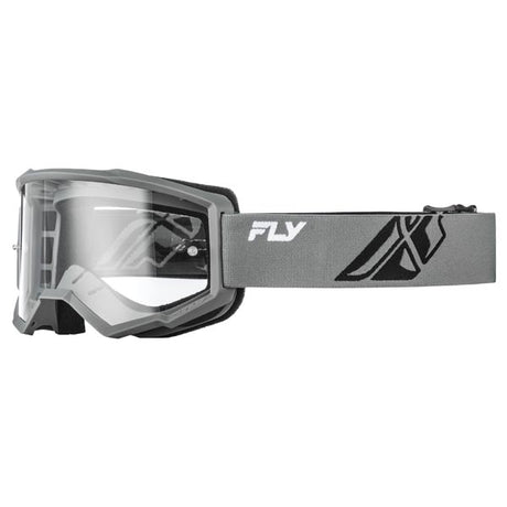 Fly Racing Youth Focus Goggles Clear Grey/Black - Driven Powersports