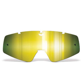 Fly Racing Focus/Zone Youth Lens Gold Mirror / Yellow - Driven Powersports